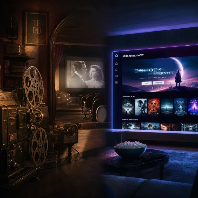 A evolução da distribuição audiovisual: dos cinemas tradicionais às plataformas de streaming